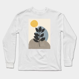 Modern Boho Plant Long Sleeve T-Shirt